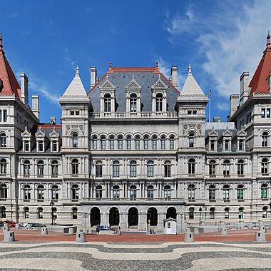 An image of the New York STate Capitol building